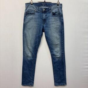 Fidelity Men Torino Jeans Size 34 (34x34) Blue Denim Slim Fit C057 -23